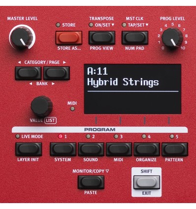 Nord Wave 2 - Sintetizador Híbrido de 61 Teclas y 48 Voces