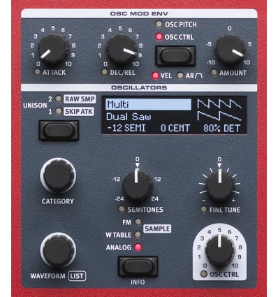 Nord Wave 2 - Sintetizador Híbrido de 61 Teclas y 48 Voces