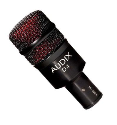 AUDIX D4 micrófono dinámico de batería hipercardioide para tom y bombo