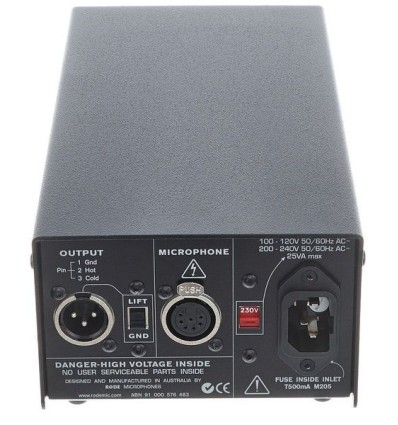 RODE K2 micrófono de condensador de válvula.