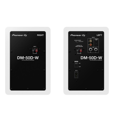 Pioneer DJ DM-50D-W - Monitores de 5" para DJs y productores