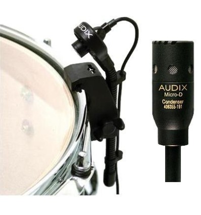 Audix Micro-D – Micrófono de condensador para percusión e instrumentos