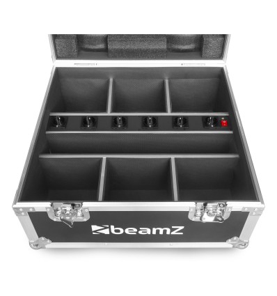 BEAMZ 150.781 FCBP6 FLIGHTCASE PARA 6X WBP612IP CON CARGADOR