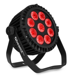 BEAMZ 150.782 WBP912IP FOCO PAR LED ALUMINIO IP65 CON BATERÍA 6EN1