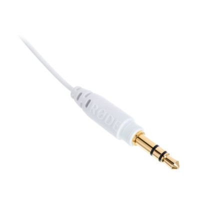 RØDE Lavalier GO White - Micrófono de solapa profesional blanco