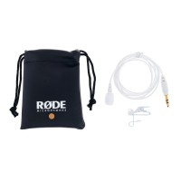 RØDE Lavalier GO White - Micrófono de solapa profesional blanco