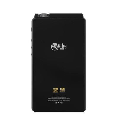 HiBy R8 reproductor insignia de la marca.