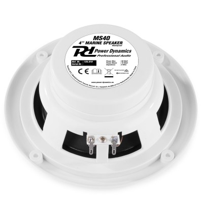 POWER DYNAMICS 125.018 MS40 CONJUNTO ALTAVOCES MARINO INTEMPERIE 4" 50W