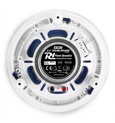 POWER DYNAMICS 952.612 ESCS6 CONJUNTO ALTAVOCES DE TECHO DE BAJO PERFIL 6,5”