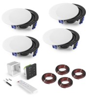 POWER DYNAMICS 952.460 POWERLINE A100BSET CONJUNTO AMPLIFICADOR PARA EMPOTRAR EN PARED CON 4 ALTAVOCES DE TECHO
