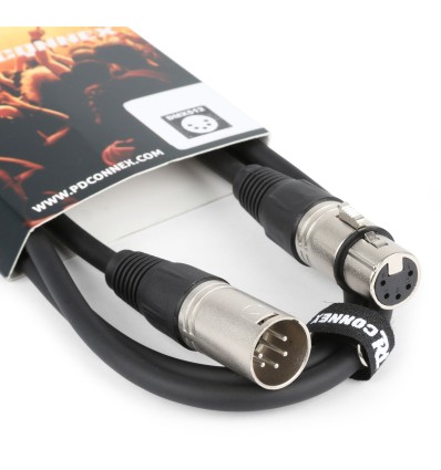 PD CONNEX 177.929 CX102-6 CABLE 5-PIN DMX MACHO XLR - HEMBRA XLR 6.0M