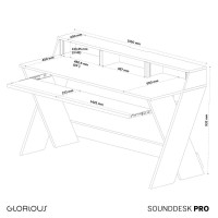 GLORIOUS SOUND DESK PRO BLANCO GLORIOUS SOUND DESK PRO BLANCO