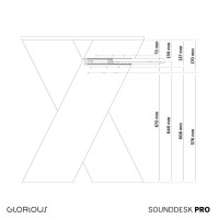 GLORIOUS SOUND DESK PRO BLANCO GLORIOUS SOUND DESK PRO BLANCO