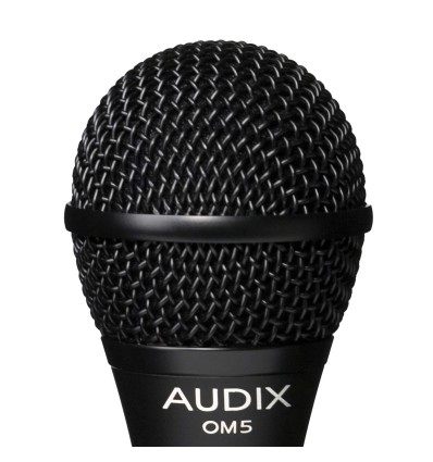 Micrófono Audix OM5 vocal dinámico profesional hipercardioide