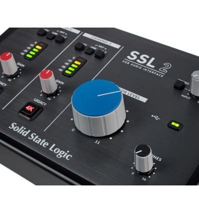 SSL2 interfaz de audio de calidad profesional.