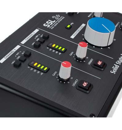 SSL2 interfaz de audio de calidad profesional.