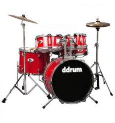DDRUM D1 JR CANDY RED COMPLETE KIT (5P)