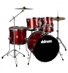 DDRUM D2 RED SPARKLE COMPLETE KIT (5P)