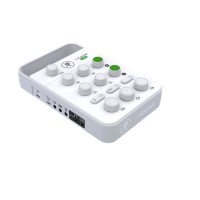Mackie M-Caster Live White - Mesa de mezclas portátil para streaming