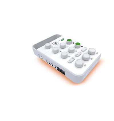 Mackie M-Caster Live White - Mesa de mezclas portátil para streaming
