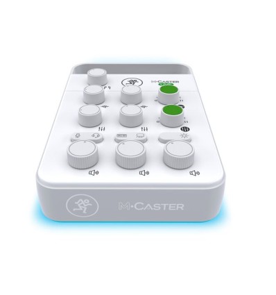 Mackie M-Caster Live White - Mesa de mezclas portátil para streaming