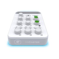 Mackie M-Caster Live White - Mesa de mezclas portátil para streaming