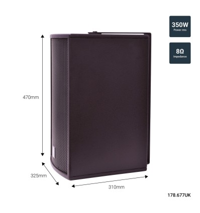 CITRONIC 178.677UK CS-1035B CAJA ACÚSTICA PASIVA 10"