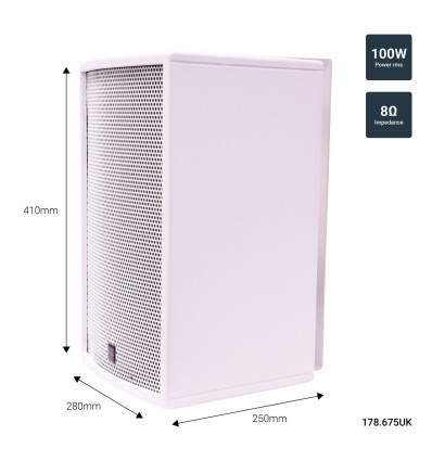 CITRONIC 178.675UK CS-810W CAJA ACÚSTICA PASIVA 8"