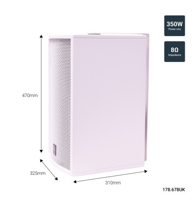 Citronic CS-1035W Caja Acústica Pasiva 10" Blanca - Alta Potencia