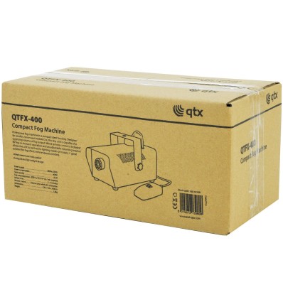 QTX 160.461UK QTFX-400 - MÁQUINA DE HUMO COMPACTA 400W