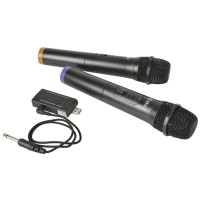 QTX 171.800UK UMIC SISTEMA INALÁMBRICO UHF CON 2 MICROS DE MANO ALIMENTADO POR USB FRECUENCIA: 863.2 + 864.8MHZ
