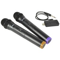 QTX 171.800UK UMIC SISTEMA INALÁMBRICO UHF CON 2 MICROS DE MANO ALIMENTADO POR USB FRECUENCIA: 863.2 + 864.8MHZ