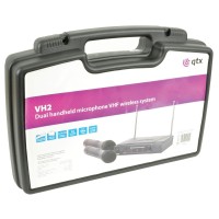 QTX 171.817UK VH2 SISTEMA INALÁMBRICO VHF CON 2 MICROS DE MANO 174.1MHZ + 175.0MHZ