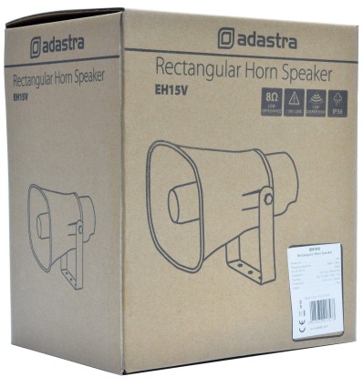 ADASTRA 952.257UK EH15V - BOCINA RECTANGULAR LÍNEA 100V 15W RMS