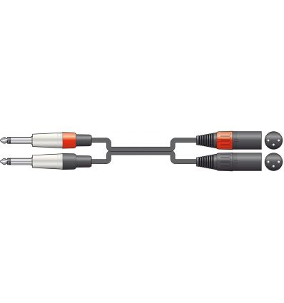 CHORD 190.034UK CABLE 2 JACK 6.3MM...