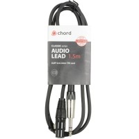 CHORD 190.262UK CABLE XLR HEMBRA - JACK 6.3MM STEREO 6.0 METROS CHORD 190.262UK CABLE XLR HEMBRA - JACK 6.3MM STEREO 6.0 METROS