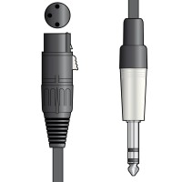 CHORD 190.262UK CABLE XLR HEMBRA - JACK 6.3MM STEREO 6.0 METROS CHORD 190.262UK CABLE XLR HEMBRA - JACK 6.3MM STEREO 6.0 METROS