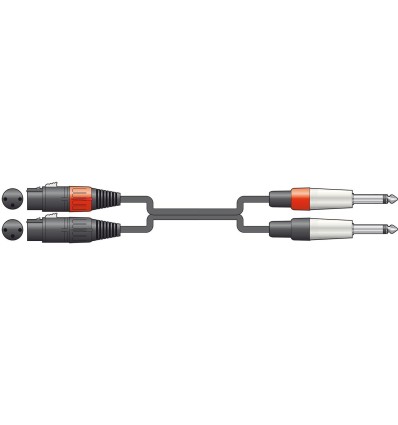 CHORD 190.041UK CABLE JACK 6.3MM MONO...