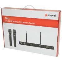 CHORD 171.934UK NU2-H SISTEMA INALÁMBRICO UHF CON 2 MICROS DE MANO 608.050 + 606.175MHZ CH.38