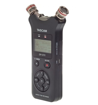 TASCAM DR-07X - Grabadora de Audio Portátil Estéreo y USB