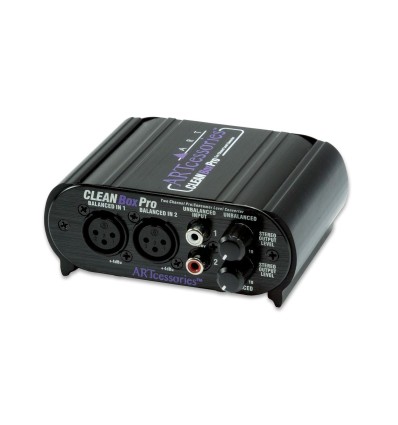 ART CLEANBOX PRO convierte dos canales no balanceados a balanceados