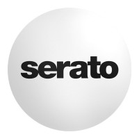 SERATO BUTTER RUG SLIPMAT 12" WHITE W/BLACK LOGO