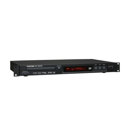 TASCAM DV-D01U - Reproductor de DVD Profesional en Rack 1U