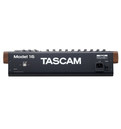 Tascam Model 16 - Mesa de mezclas con grabadora e interfaz USB