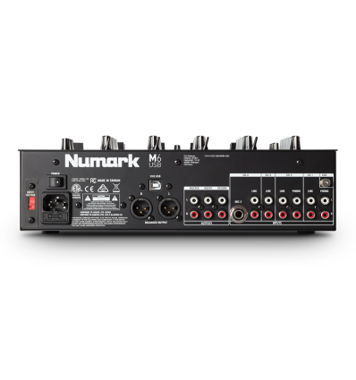 Numark M6 USB - Mesa de mezclas de 4 canales con USB para DJs