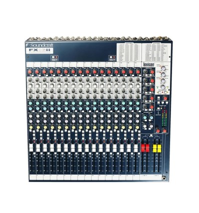 SOUNDCRAFT FX16 II  mesa de mezclas 16 canales dj estudio escenario