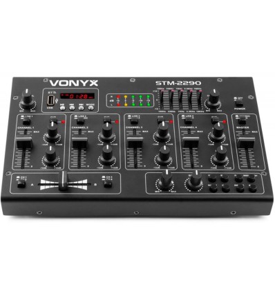 VONYX 172.985 STM2290 MEZCLADOR 6 CANALES EFECTOS SD/USB/MP3 barato