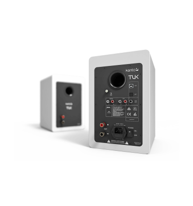 Kanto TUK Matte White - Altavoces activos Hi-Fi con Bluetooth