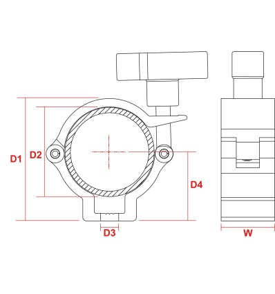 BEAMZ 151.412 BC50-100N GARRA SLIMLINE 100KG ALU