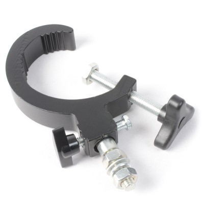 BEAMZ 151.450 CC60B GANCHO DE MONTAJE 30-60MM 50KG EN FORMA DE G - VERSIÓN EN NEGRO